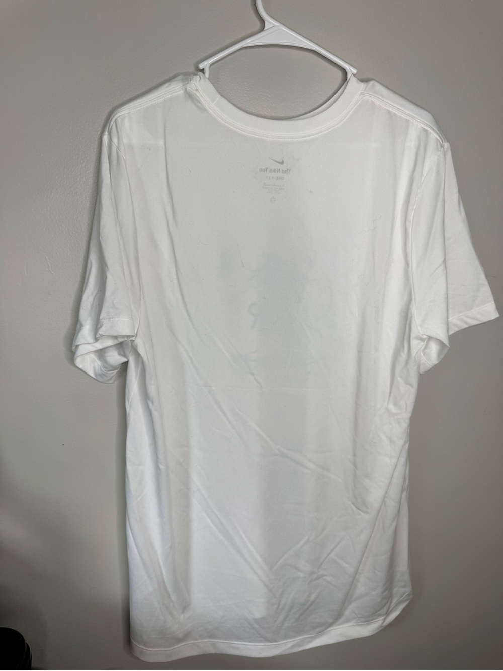 Nike White T-Shirt with Teal Flamingo AIR Graphic - Picture 2 of 2